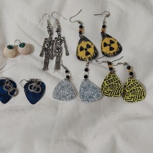 6 Pair Halloween Women's Earrings Set